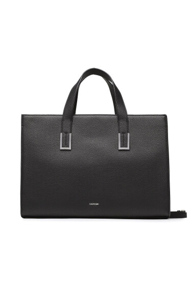 Calvin Klein Дамска чанта Ck Must Plus Tote Lg K60K610448 Черен - Mera.bg