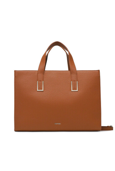 Calvin Klein Дамска чанта Ck Must Plus Tote Lg K60K610448 Кафяв - Mera.bg