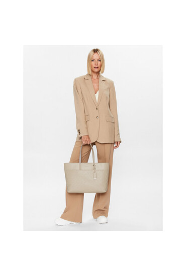 Calvin Klein Дамска чанта Ck Must Shopper Lg Em Mono K60K610924 Бежов - Mera.bg