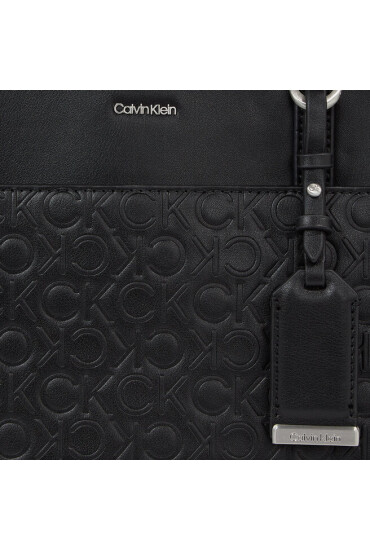 Calvin Klein Дамска чанта Ck Must Shopper Lg - Emb Mono K60K610924 Ck Black BAX - Mera.bg