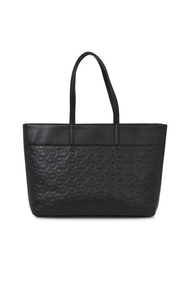 Calvin Klein Дамска чанта Ck Must Shopper Lg - Emb Mono K60K610924 Ck Black BAX - Mera.bg