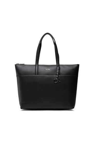 Calvin Klein Дамска чанта Ck Must Shopper Lg W/Slip Pkt K60K609860 Черен - Mera.bg