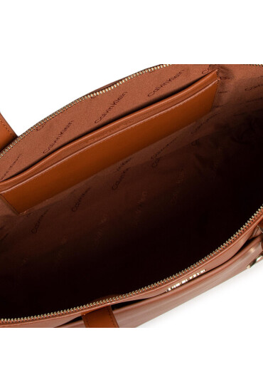 Calvin Klein Дамска чанта Ck Must Shopper Lg W/Slip Pkt K60K609860 Кафяв - Mera.bg