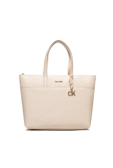 Calvin Klein Дамска чанта Ck Must Shopper Lg W/Slip Pkt Mn K60K609354 Бежов - Mera.bg