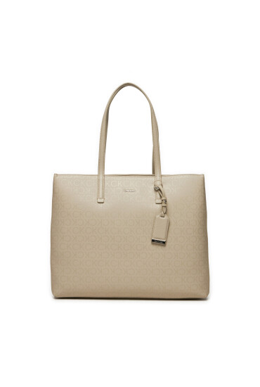 Calvin Klein Дамска чанта Ck Must Shopper Md_Epi Mono K60K611767 Сив - Mera.bg