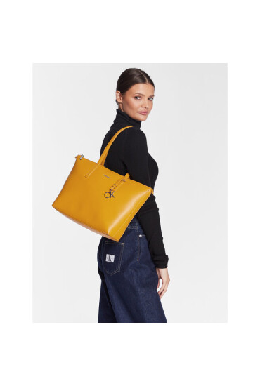 Calvin Klein Дамска чанта Ck Must Shopper Md K60K609874 Жълт - Mera.bg