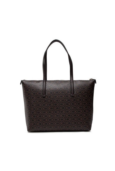 Calvin Klein Дамска чанта Ck Must Shopper Md Mono K60K609887 Кафяв - Mera.bg