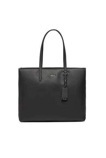 Calvin Klein Дамска чанта Ck Must Shopper Md_Pu/Nubuck K60K611677 Черен - Mera.bg
