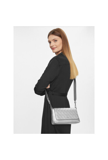 Calvin Klein Дамска чанта Ck Must Shoulder Bag_Emb K60K611356 Сребрист - Mera.bg
