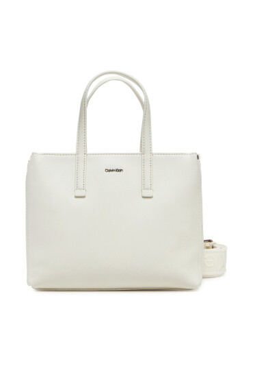 Calvin Klein Дамска чанта Ck Must Small Tote K60K612904 Екрю - Mera.bg