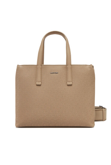 Calvin Klein Дамска чанта Ck Must Small Tote_Mono K60K613023 Кафяв - Mera.bg