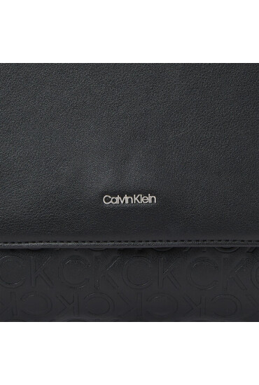 Calvin Klein Дамска чанта Ck Must Top Handle Tote-Emb Mono K60K611285 Черен - Mera.bg