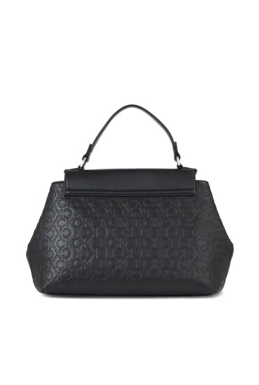 Calvin Klein Дамска чанта Ck Must Top Handle Tote-Emb Mono K60K611285 Черен - Mera.bg
