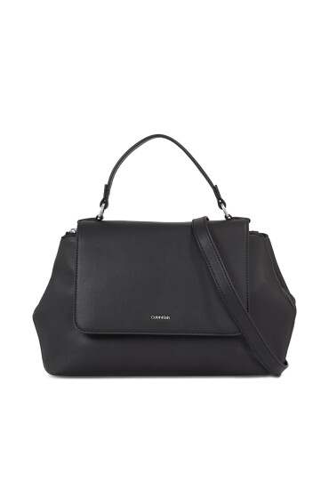 Calvin Klein Дамска чанта Ck Must Top Handle Tote W/Flap K60K611043 Черен - Mera.bg