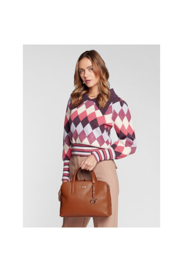 Calvin Klein Дамска чанта Ck Must Tote K60K609872 Cognac HJJ - Mera.bg