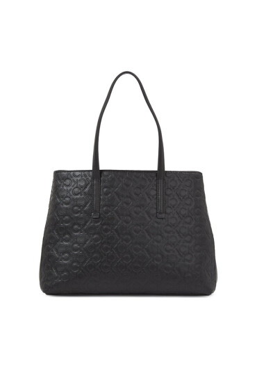 Calvin Klein Дамска чанта Ck Must Tote Md-Emb Mono K60K611276 Черен - Mera.bg