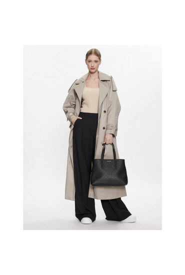 Calvin Klein Дамска чанта Ck Must Tote Md Epi Mono K60K610628 Черен - Mera.bg
