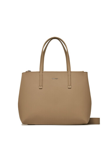 Calvin Klein Дамска чанта Ck Must Tote Md K60K611441 Бежов - Mera.bg