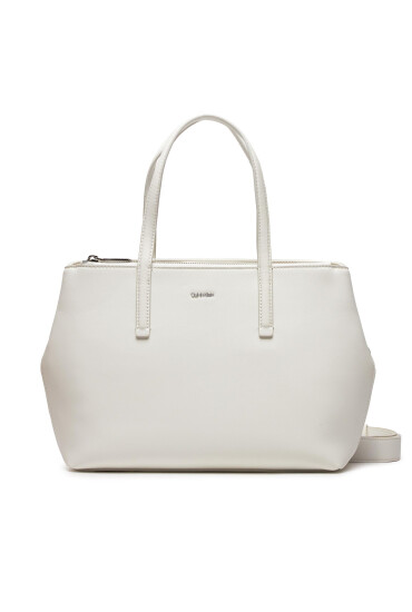 Calvin Klein Дамска чанта Ck Must Tote Md K60K611929 Бял - Mera.bg