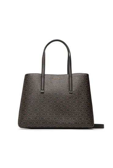 Calvin Klein Дамска чанта Ck Must Tote Md Mono K60K610629 Кафяв - Mera.bg