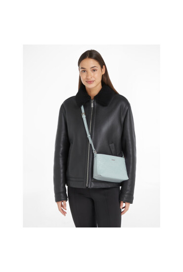 Calvin Klein Дамска чанта Ck Must Xbody Md-Emb Mono K60K611001 Светлосиньо - Mera.bg