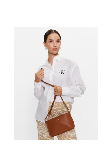 Calvin Klein Дамска чанта Ck Must Xbody Md K60K610927 Кафяв - Mera.bg
