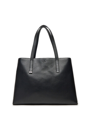 Calvin Klein Дамска чанта Ck Plaque Medium Shopper K60K612782 Черен - Mera.bg