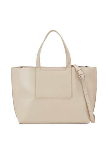 Calvin Klein Дамска чанта Ck Set Shopper Large K60K611049 Бежов - Mera.bg