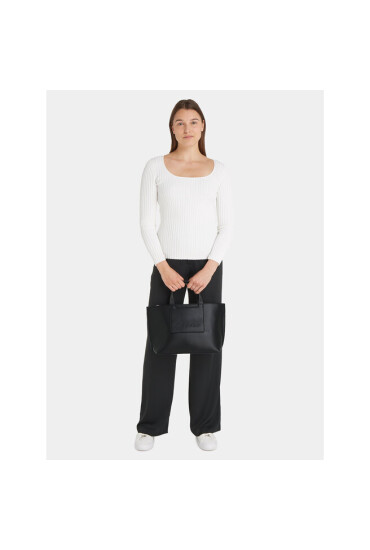 Calvin Klein Дамска чанта Ck Set Tote Medium K60K611077 Ck Black BAX - Mera.bg