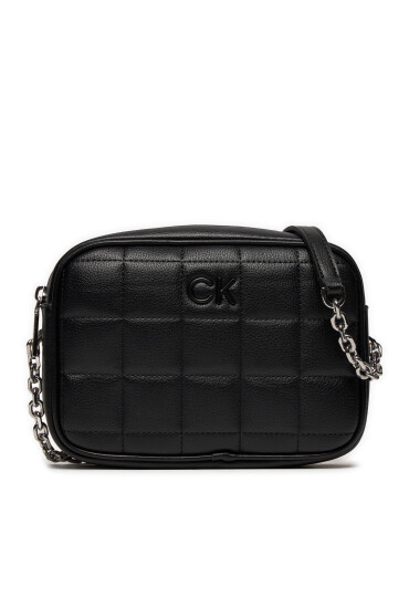 Calvin Klein Дамска чанта Ck Square Quilt K60K612331 Черен - Mera.bg