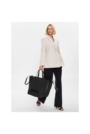 Calvin Klein Дамска чанта Ck Summer Shopper Lg Perf K60K610642 Черен - Mera.bg