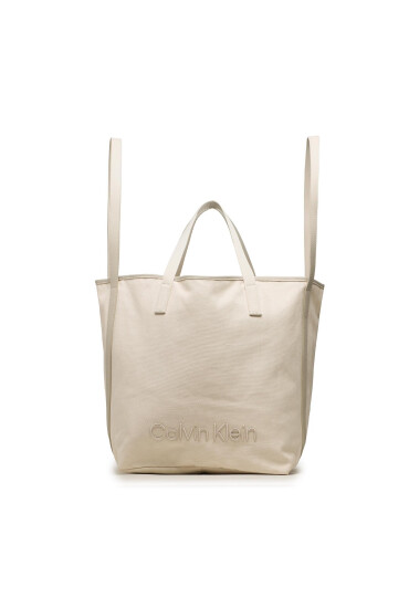 Calvin Klein Дамска чанта Ck Summer Shopper Lg Refib K60K610432 Бежов - Mera.bg