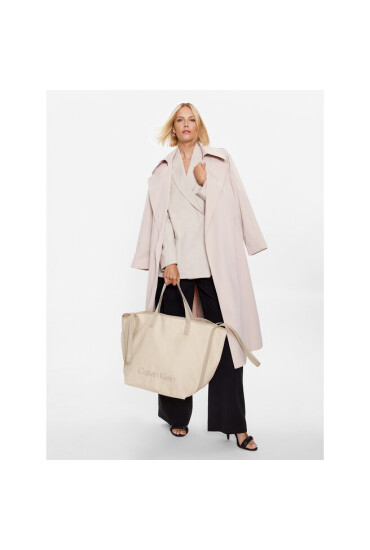 Calvin Klein Дамска чанта Ck Summer Shopper Lg Refib K60K610432 Бежов - Mera.bg