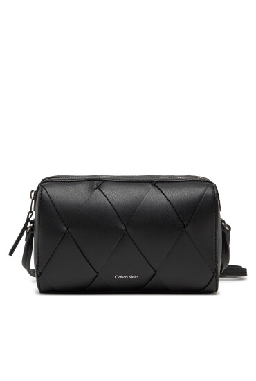 Calvin Klein Дамска чанта Ck Woven Camera Bag K60K613002 Черен - Mera.bg