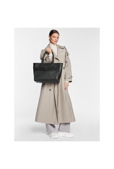 Calvin Klein Дамска чанта Daily Dressed Shopper K60K610449 Черен - Mera.bg