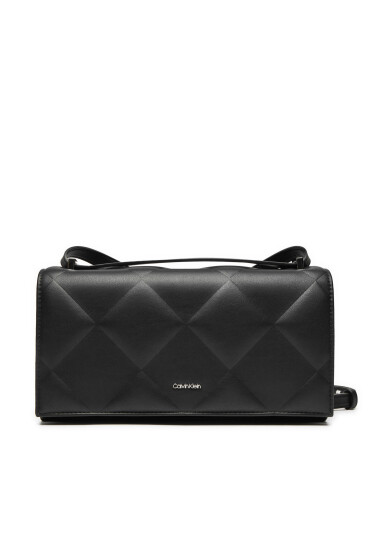 Calvin Klein Дамска чанта Diamon Quilt Conv K60K612905 Черен - Mera.bg
