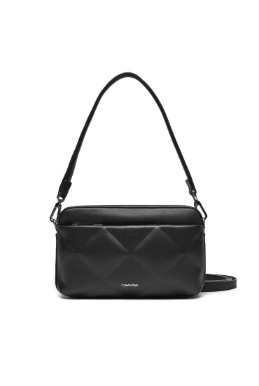 Calvin Klein Дамска чанта Diamond Quilt Camera Bag W/Pkt K60K612907 Черен - Mera.bg