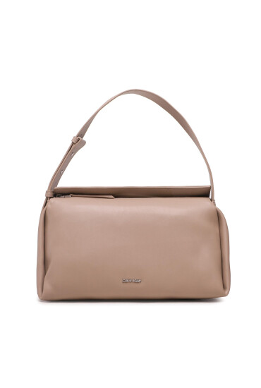 Calvin Klein Дамска чанта Elevated Soft Shoulder Bag Sm K60K610756 Бежов - Mera.bg