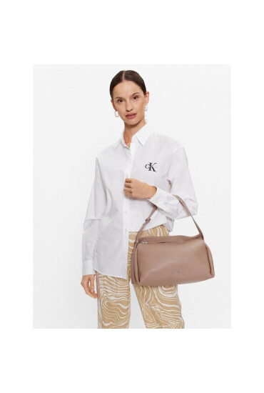Calvin Klein Дамска чанта Elevated Soft Shoulder Bag Sm K60K610756 Бежов - Mera.bg