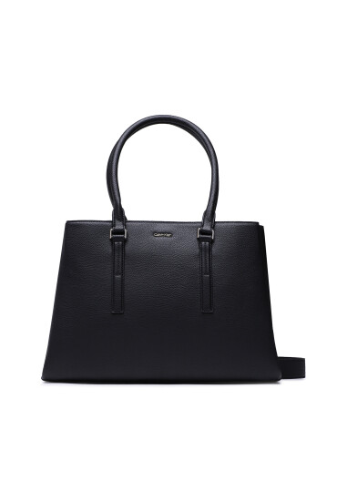 Calvin Klein Дамска чанта Elevated Tote Lg K60K610169 Черен - Mera.bg