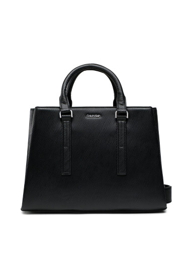 Calvin Klein Дамска чанта Elevated Tote Md Saffiano K60K610195 Черен - Mera.bg