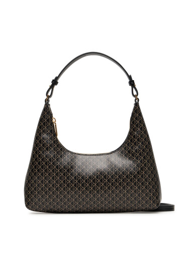Calvin Klein Дамска чанта Emblem Aop Conv Shoulder Bag LV04F3298G Черен - Mera.bg