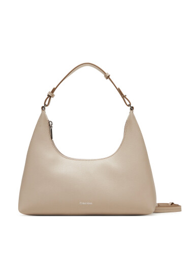 Calvin Klein Дамска чанта Foil Logo Conv Shou?Lder Bag LV04F3272G Бежов - Mera.bg
