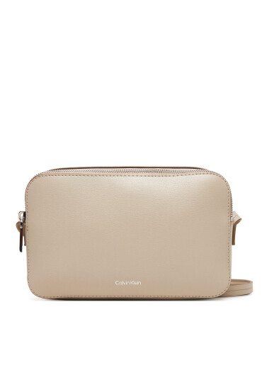 Calvin Klein Дамска чанта Foil Logo Elongated Camera Bag LV04F3276G Бежов - Mera.bg