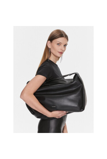 Calvin Klein Дамска чанта Gracie Large Shopper K60K611367 Черен - Mera.bg