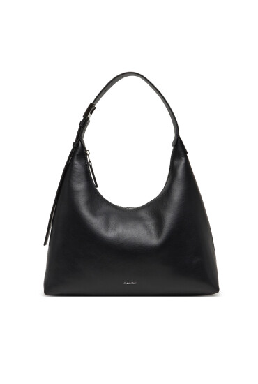 Calvin Klein Дамска чанта Hardware Strap Hobo Shoulder Bag K60K613031 Черен - Mera.bg