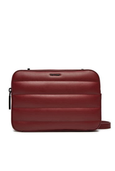 Calvin Klein Дамска чанта Line Quilt Camera Bag K60K612114 Бордо - Mera.bg