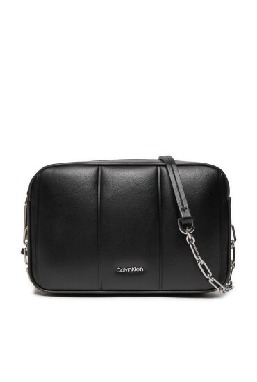 Calvin Klein Дамска чанта Line Quilt Camera Bag K60K613076 Черен - Mera.bg
