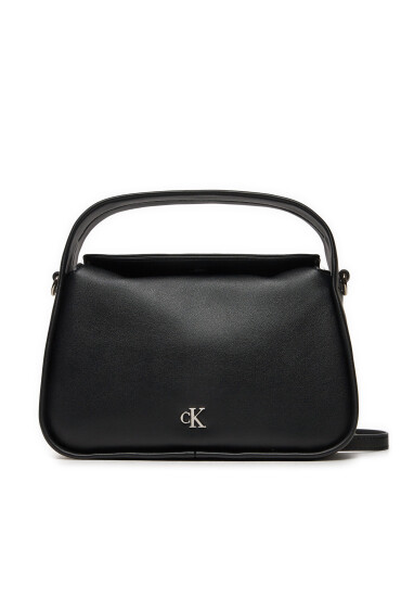 Calvin Klein Дамска чанта Metal Mono Mini Block20 W/Flap K60K612246 Черен - Mera.bg