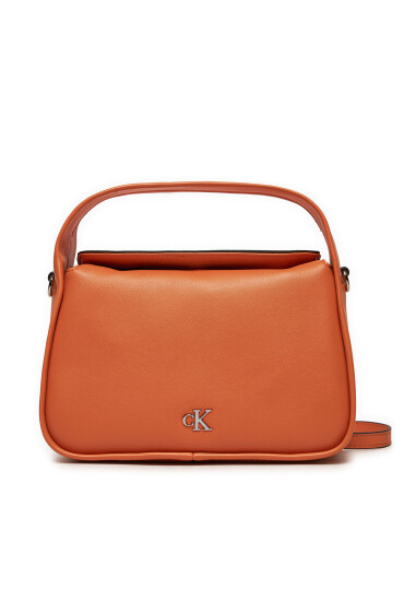 Calvin Klein Дамска чанта Metal Mono Mini Block20 W/Flap K60K612246 Оранжев - Mera.bg